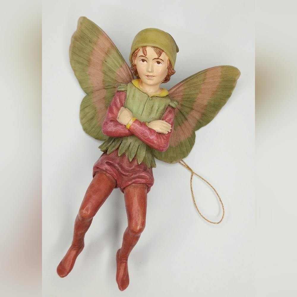 Flower Fairy Ornament "YEW FLOWER" Series VIII Cicely Mary Barker~FREE SHIPPING